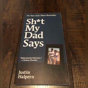 Sh*t My Dad Says by Justin Halpern - Navy Blue Paperback